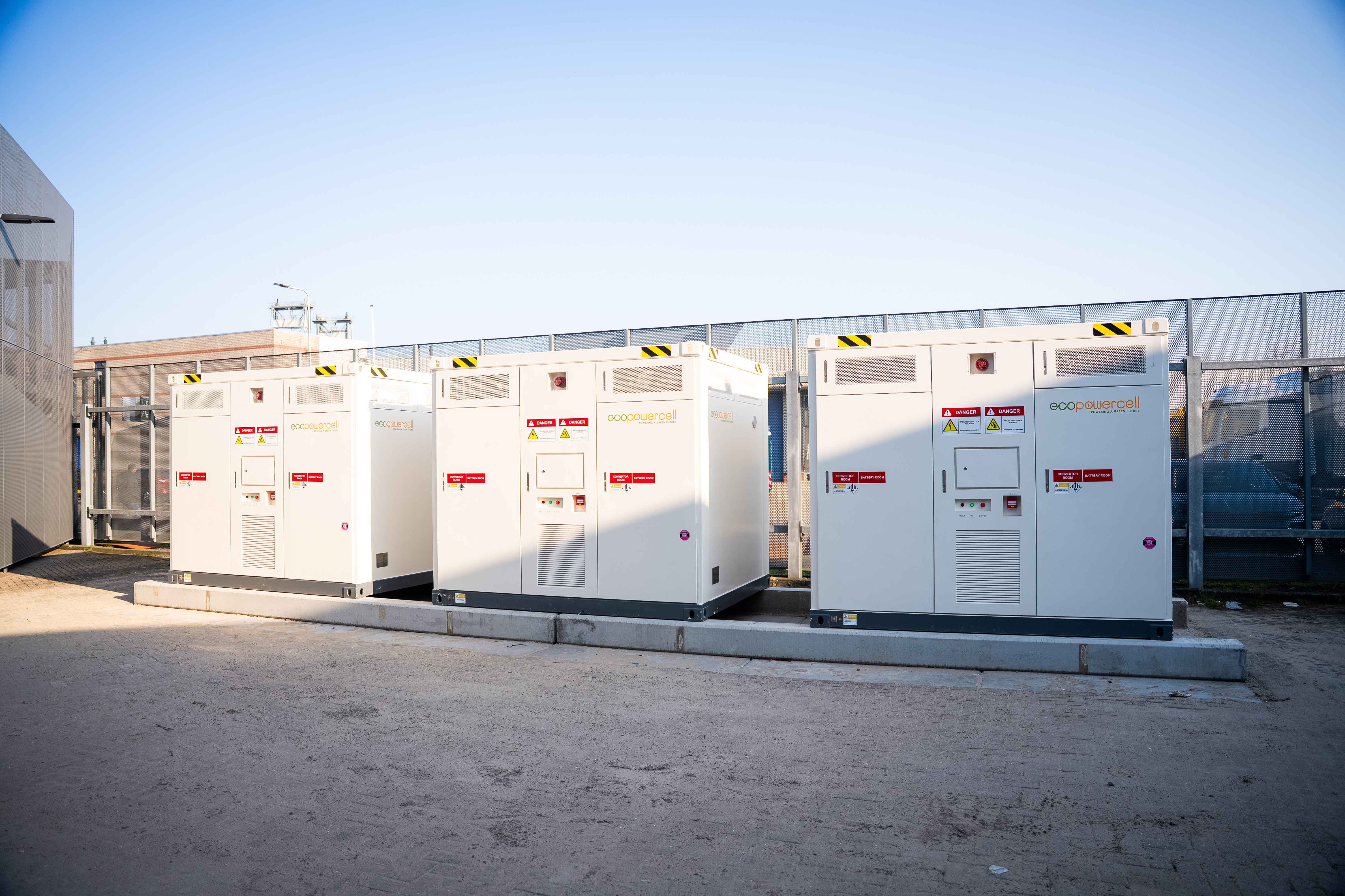Ecopowercell met RCT Power batterijen bij het project Zeeman DC